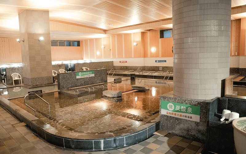 天然温泉の写真